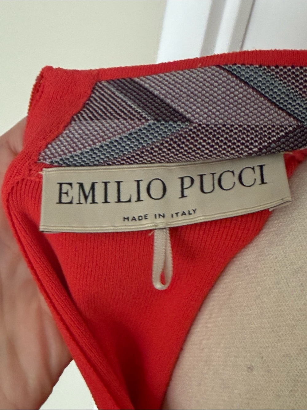 Emilio Pucci, gorgeous coral dress, very stretching, good condition ! Size M - Picture 6 of 7